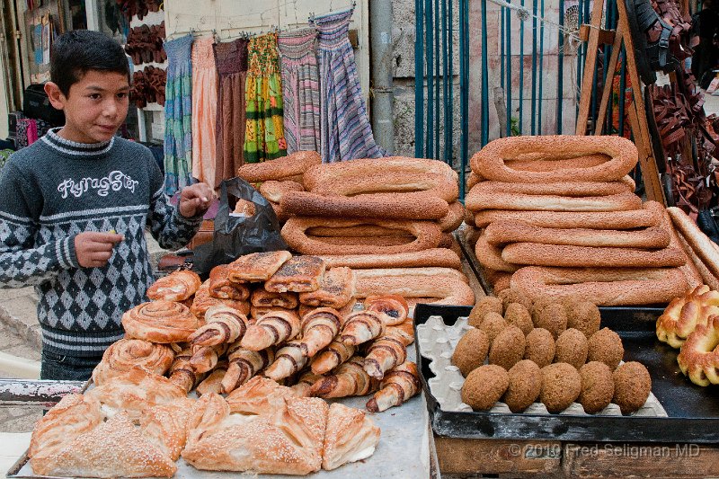 20100408_124253 D300.jpg - Bread and pastry vendor, Islamic Quarter